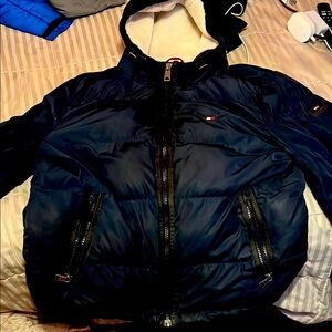Tommy Hilfiger Navy Puffer Jacket